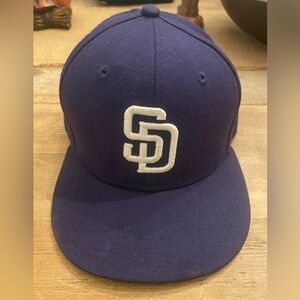 New Era navy blue San Diego Padres youth fitted 59FIFTY Cap